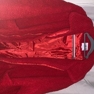 I.AM.GIA red teddy coat